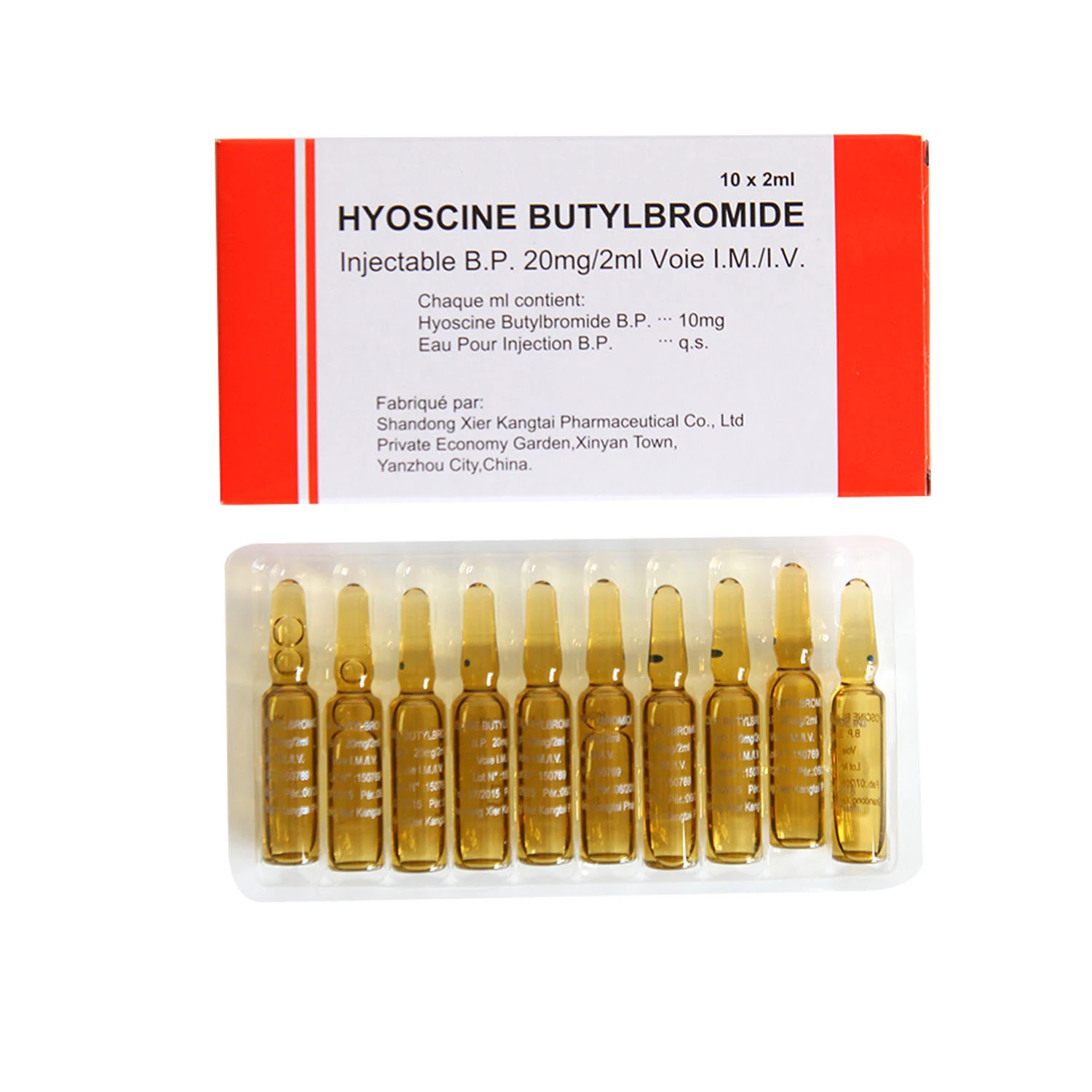 Hyoscine Butylbromide Injection 20mg/2ml
